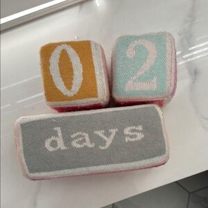 Knit Milestone Blocks